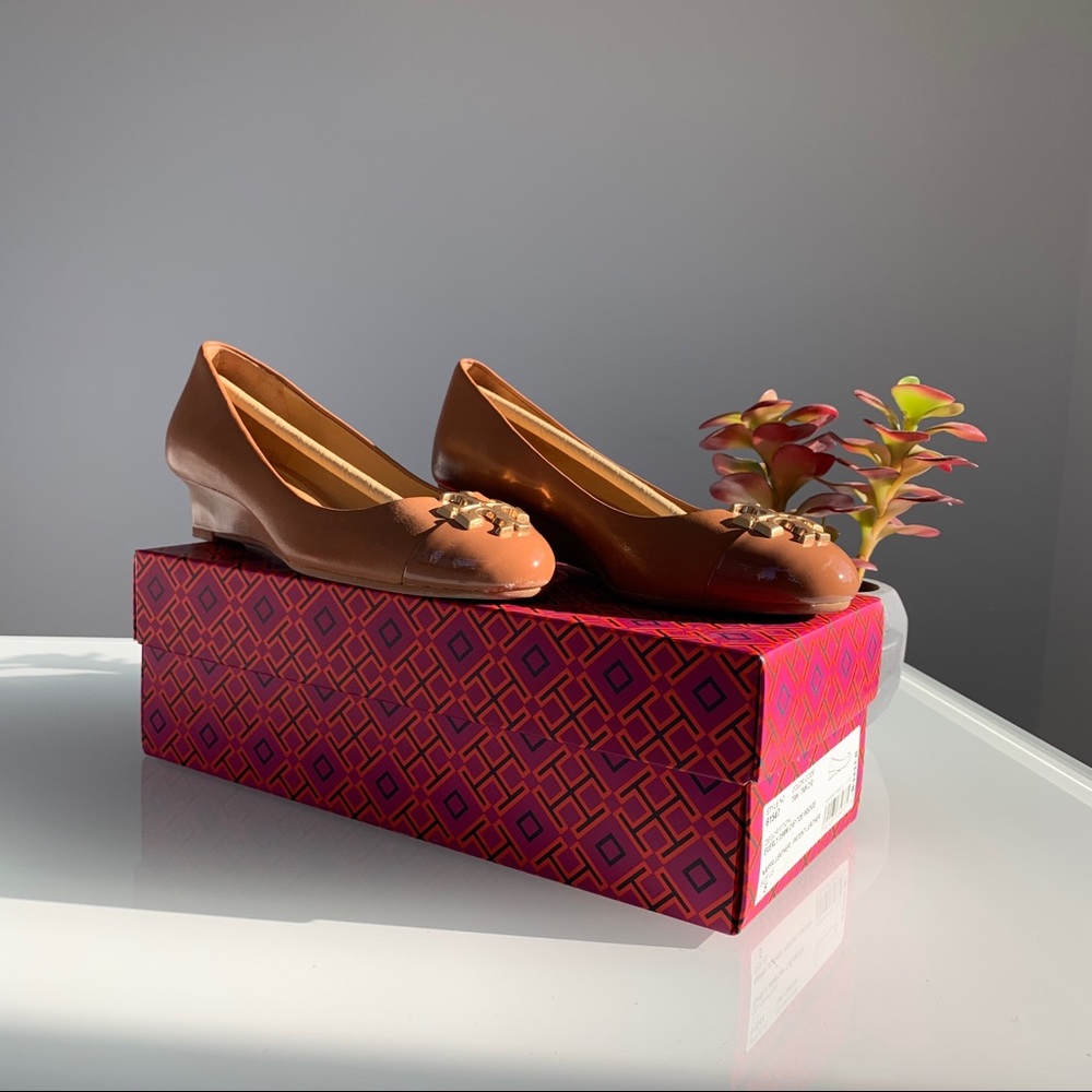 Everly Cap Toe Wedge | Tory Burch